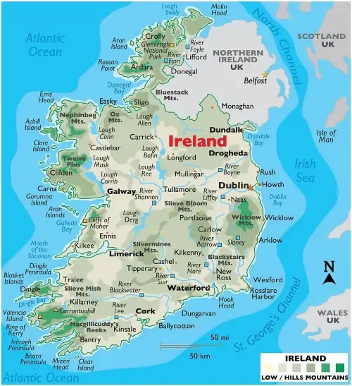 Ireland Map