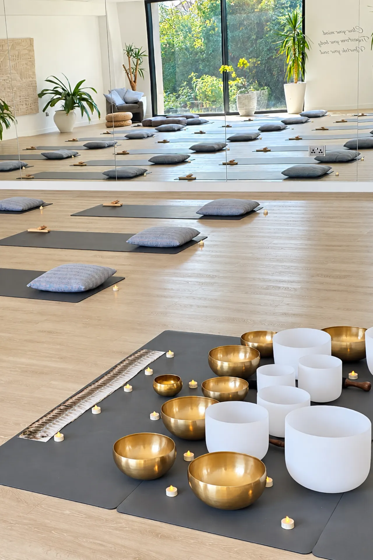Sound healing session using vibration and breath to support deep relaxation and nervous system balance