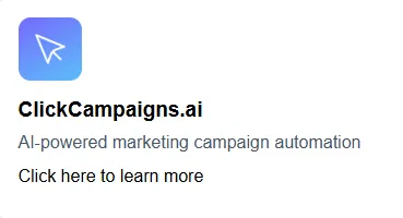clickcampaigns.ai multi-agent ai marketing software