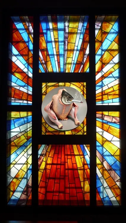 SCF Stained Glass window