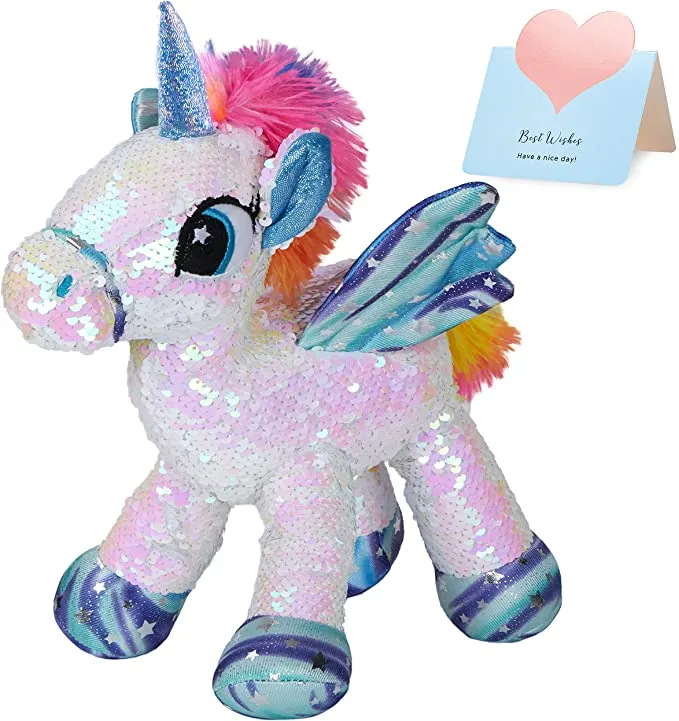 Unicorn Sequin Stuffy