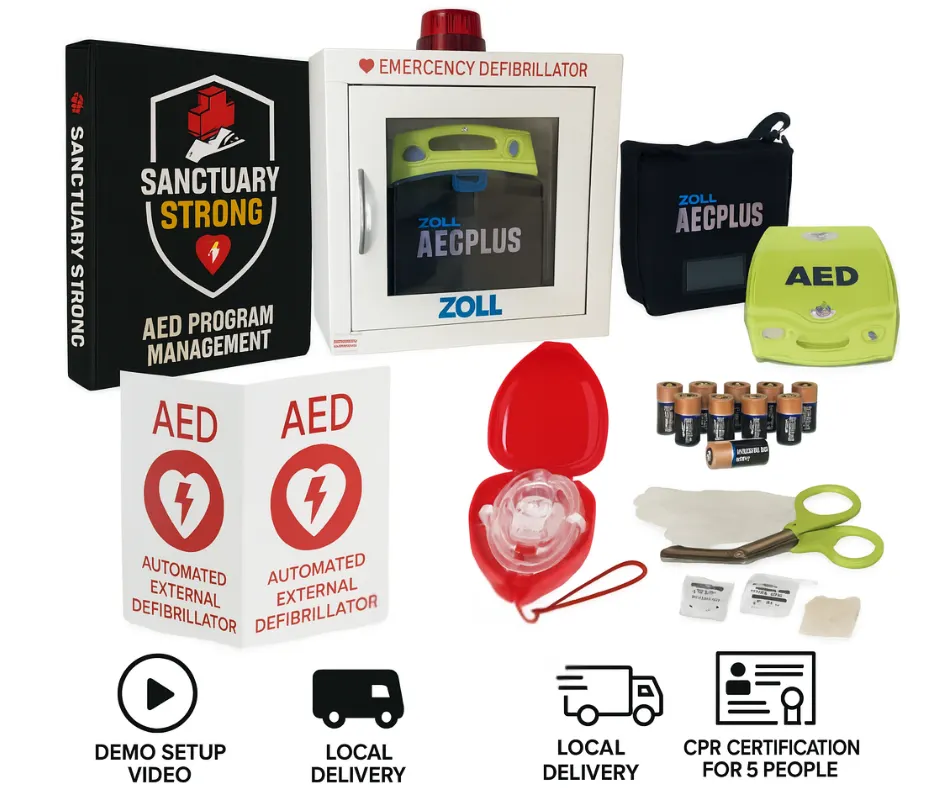 Sanctuary Strong AED Program Management Bundle Photo