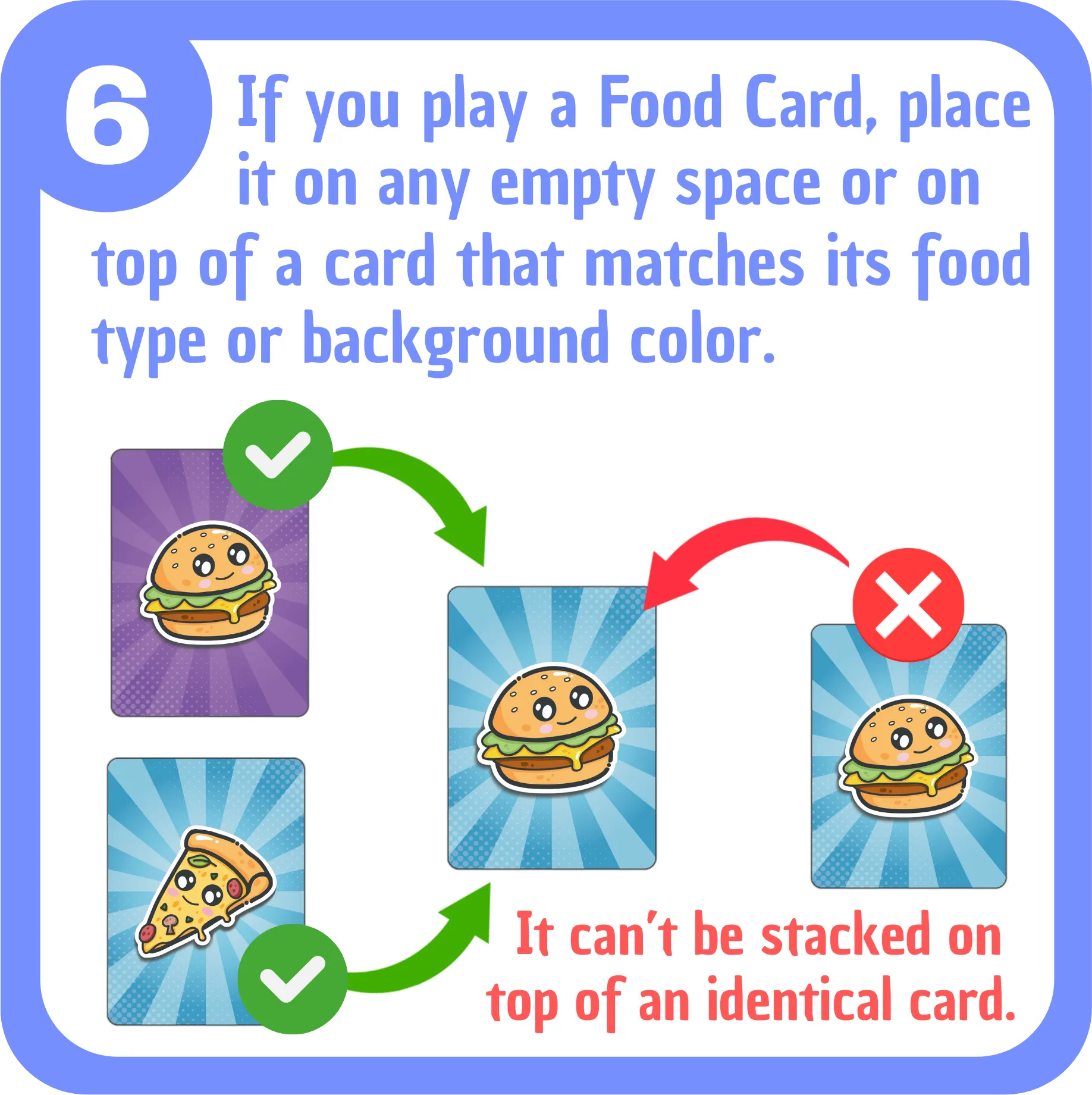 TIC-TAC TWIST - Burger Vs Pizza -Family Card Game