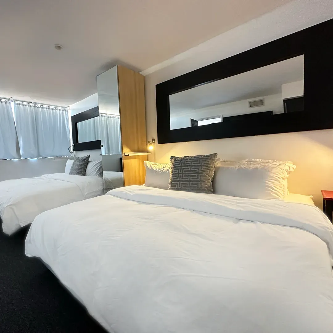 Bedroom Number Four: 2 King Beds, 50-inch Smart TV