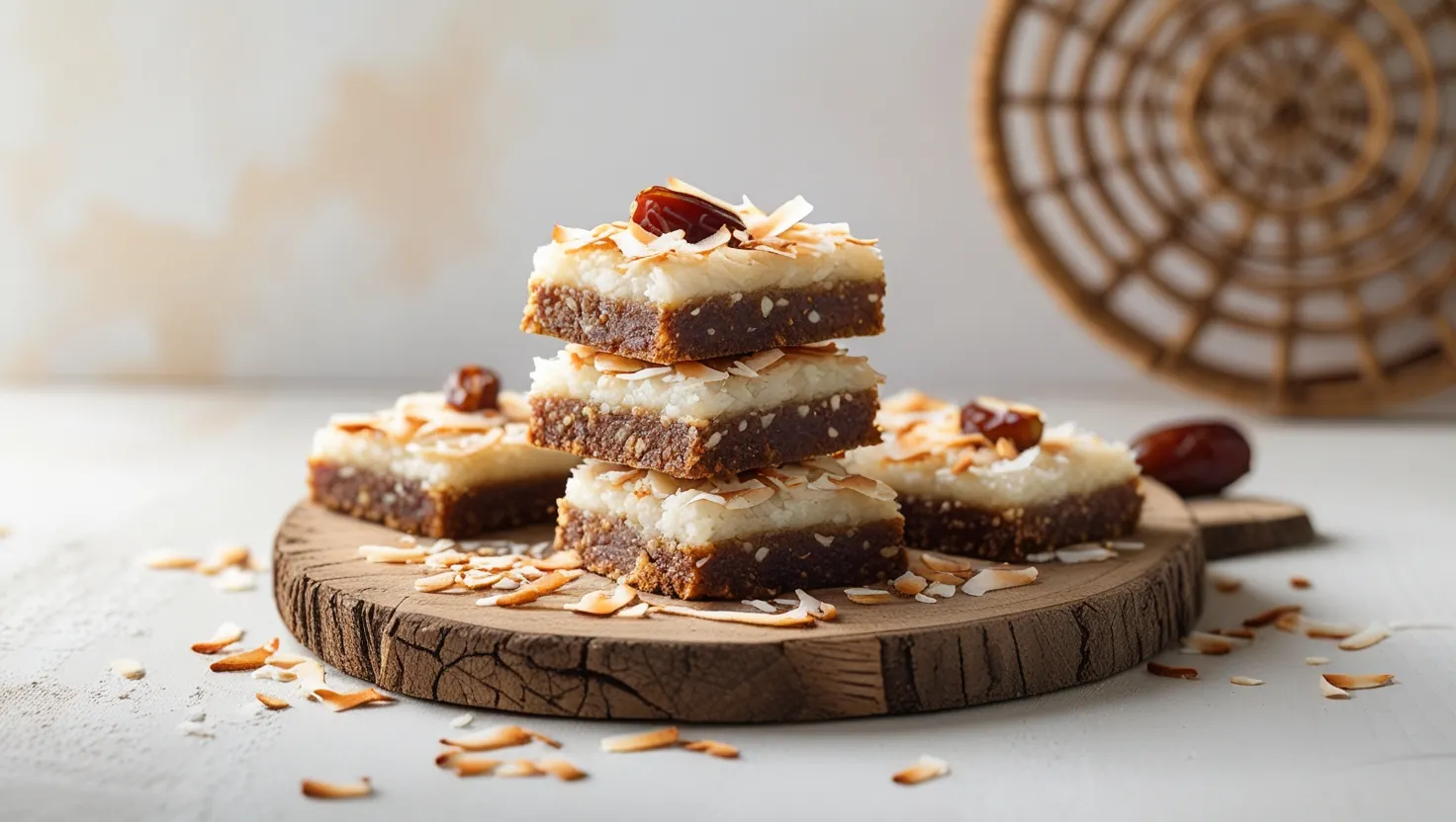 Coconut Date Bars