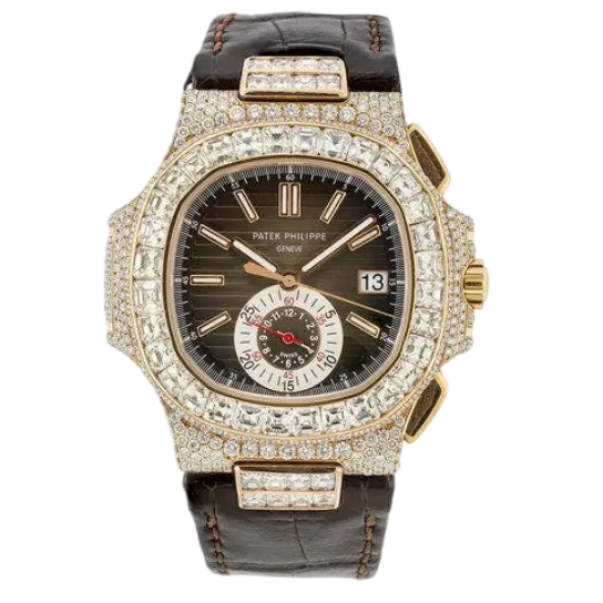 Lightly used Patek Philippe diamond watch available on Vault Hustle’s eBay store — premium luxury timepiece perfect for collectors and crypto flippers.