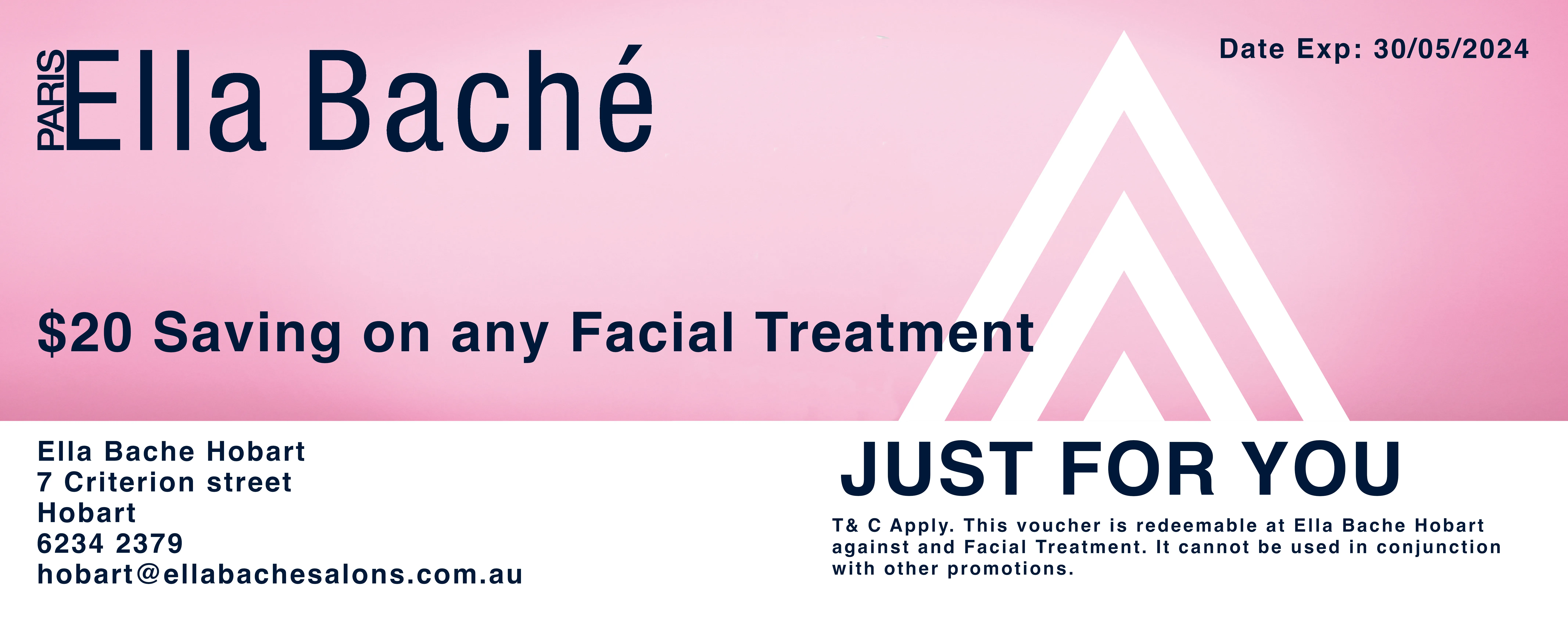 $20 Facial Saving Voucher