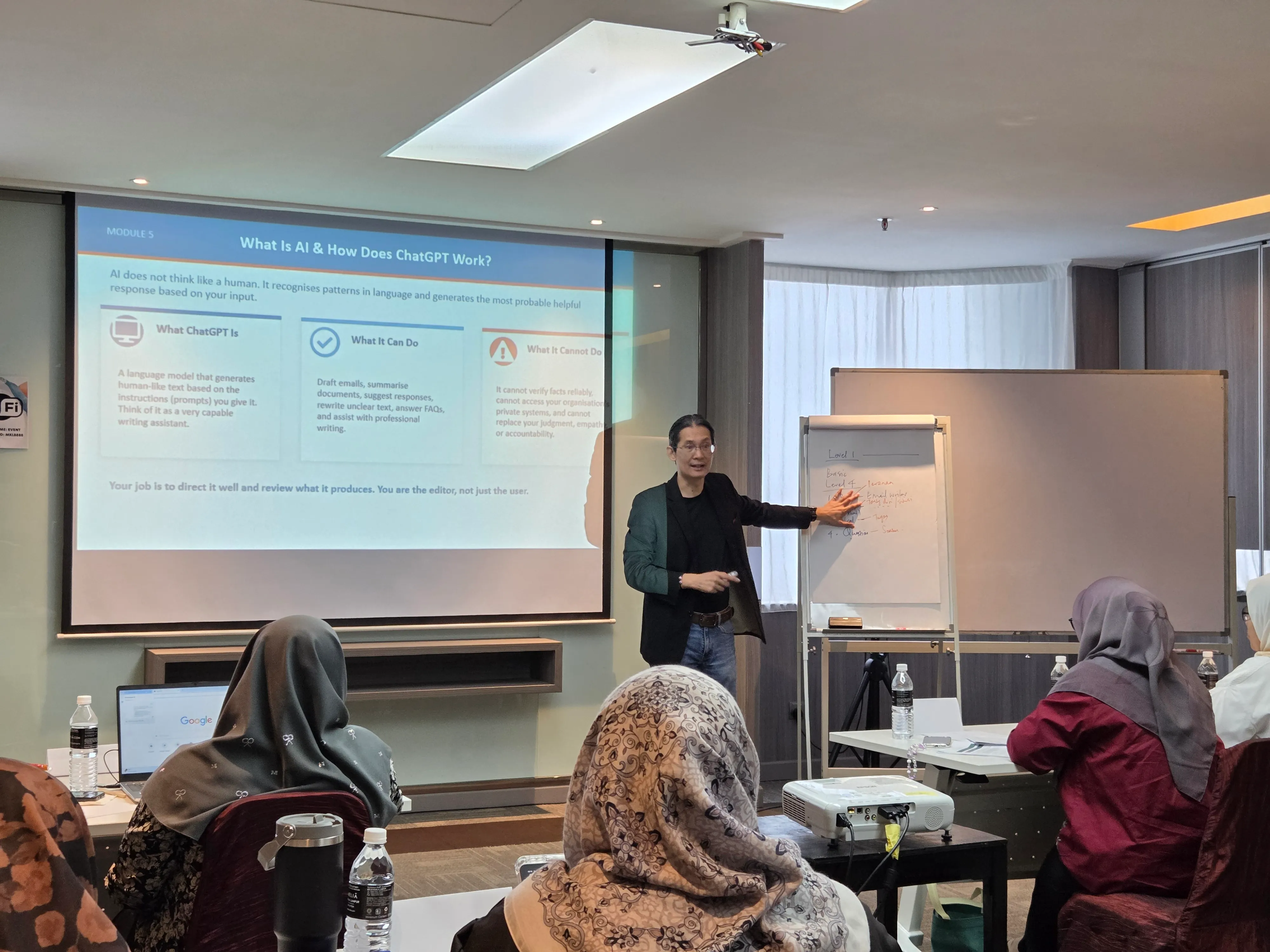 2NRich Asia AI-Powered Solutions training session in Malaysia — participants engaged in experiential learning and team activities