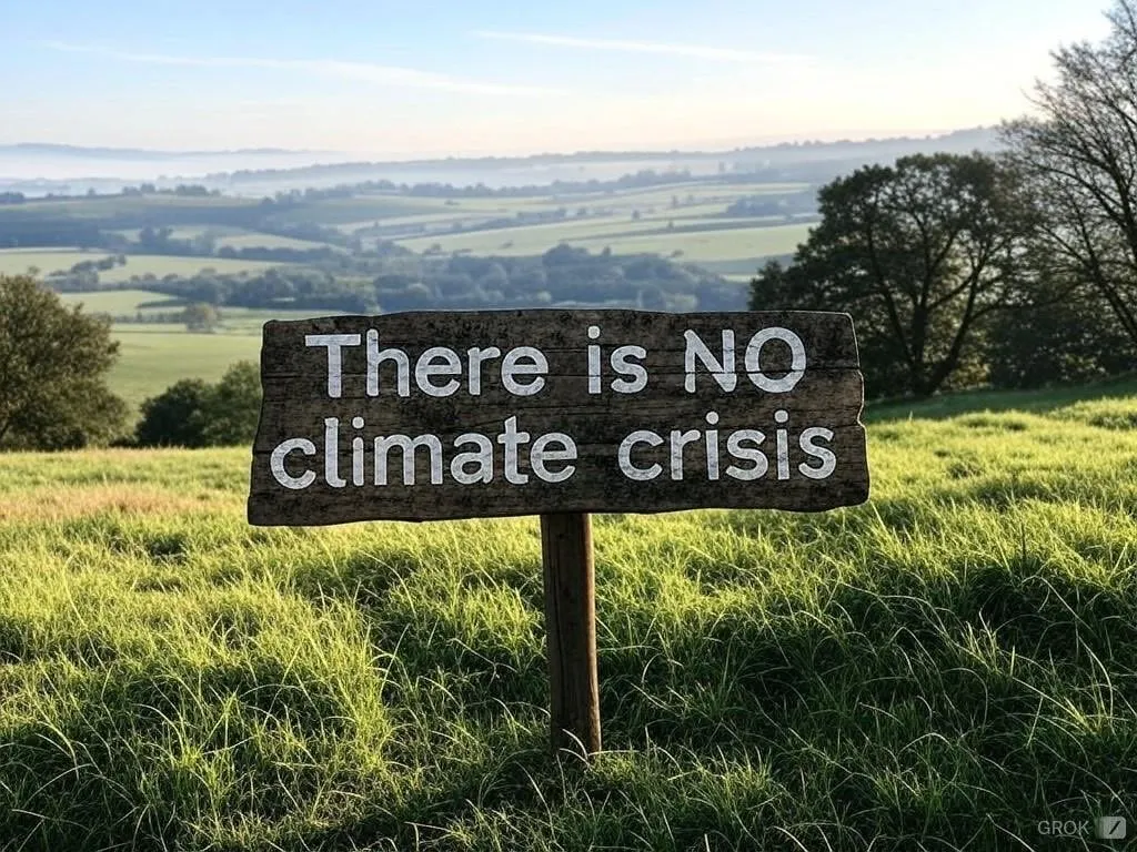 There is no climate crisis