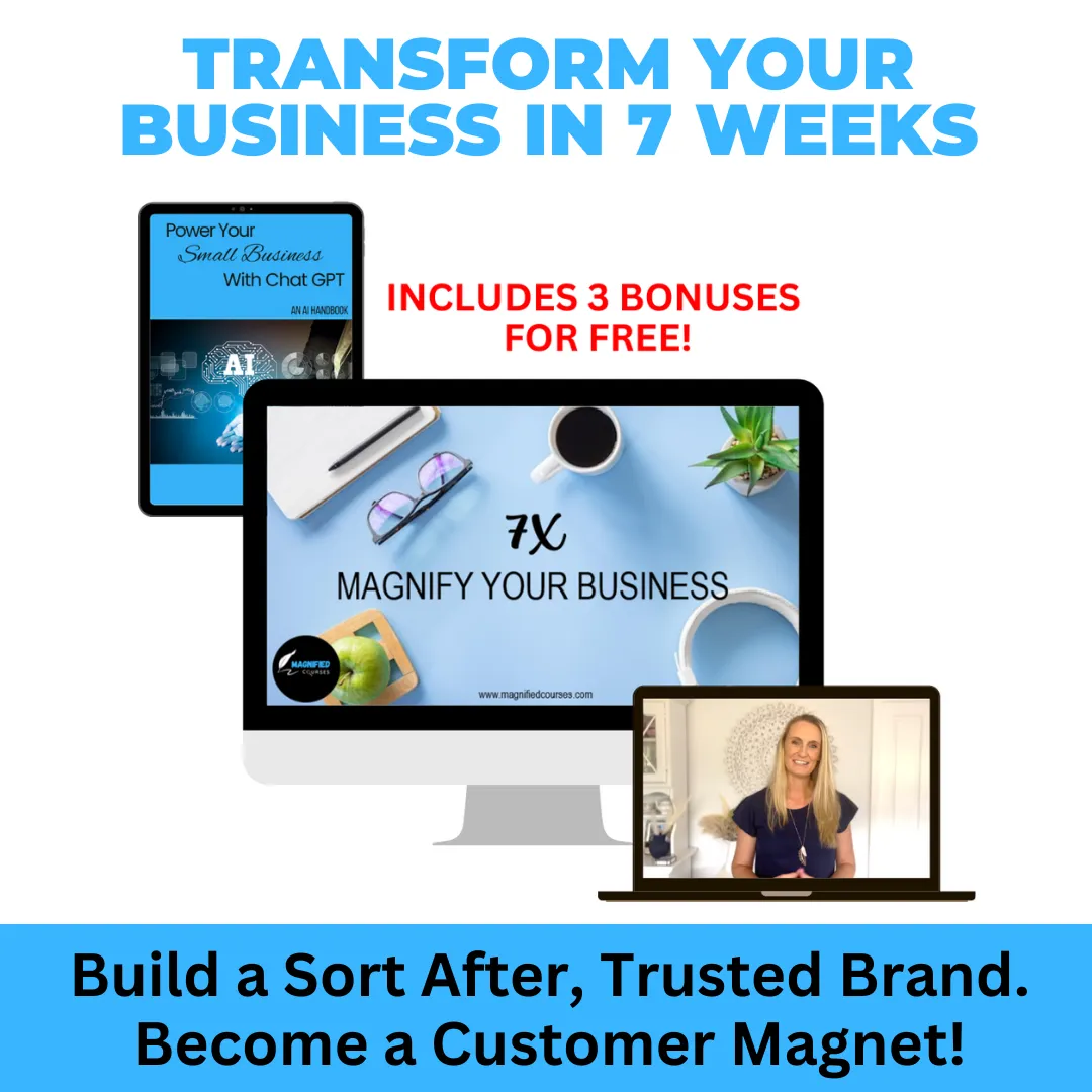 7X Magnify Your Business Online Program course marketing small business owners