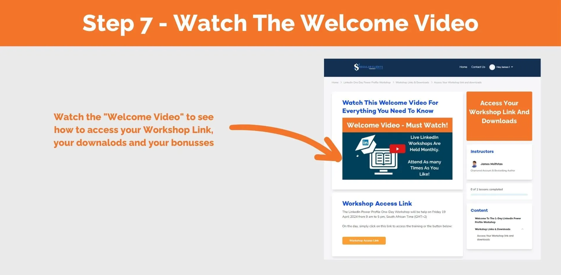 LinkedIn Power Profile Workshop Welcome Video