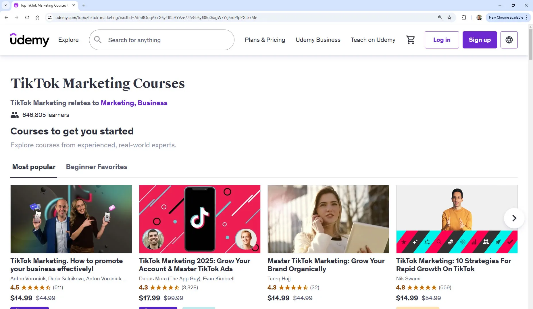 TikTok Marketing Courses