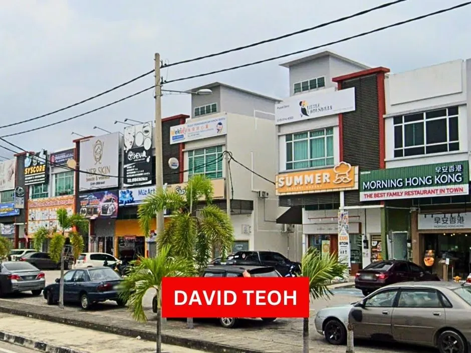 bandar tasek mutiara face main road reno 2 storey shoplot for rent