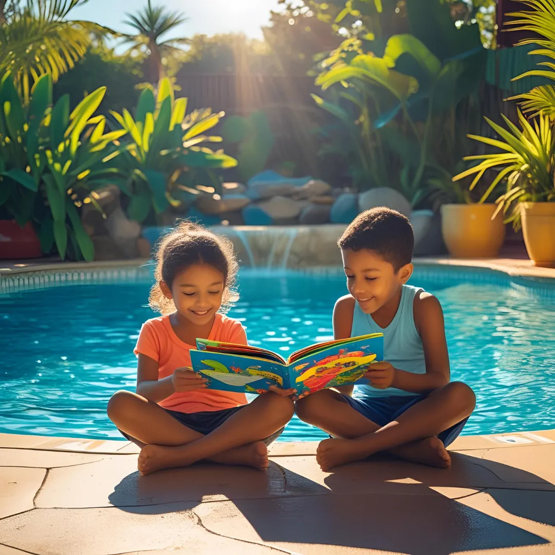 story time during pool time