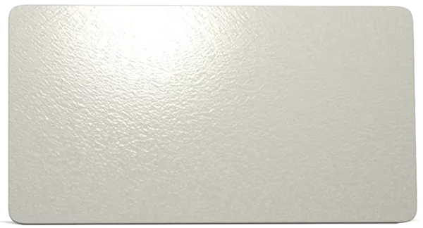 Poly White Pearl powder coating sample color