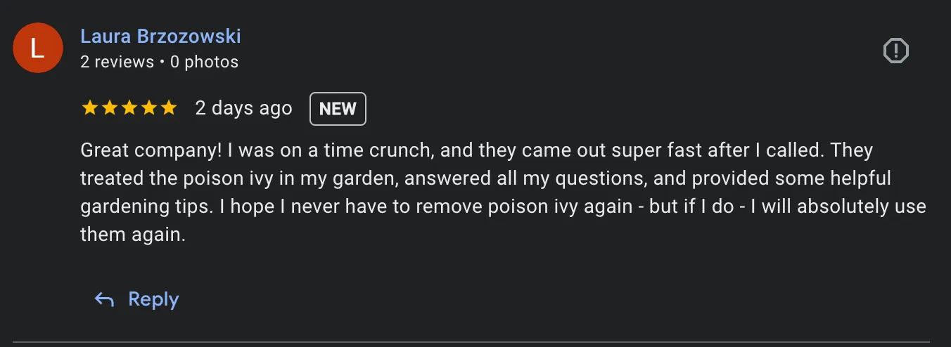 poison ivy control