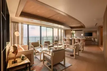 Hilton Okinawa Miyako Island Resort Executive Lounge Sunset