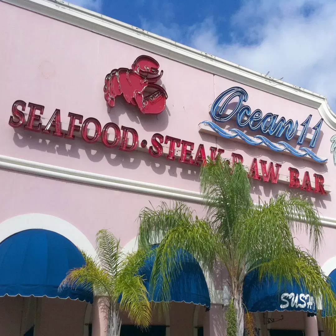 Ocean 11 Seafood - Best Steak in Disney Orlando - Raw Bar - walking distance