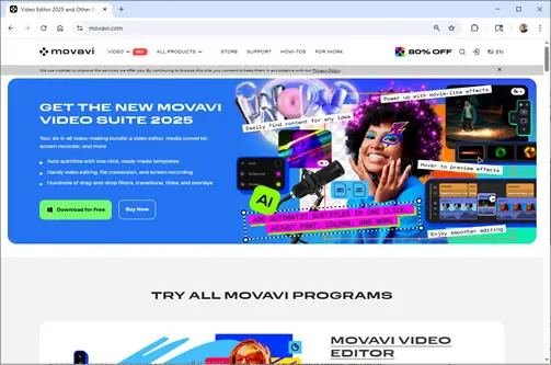 Movavi.com (Video Editor & Screen Recorder)