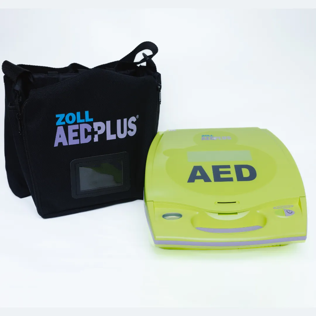 Zoll AED Plus with white photo background