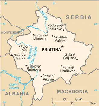 Kosovo Map