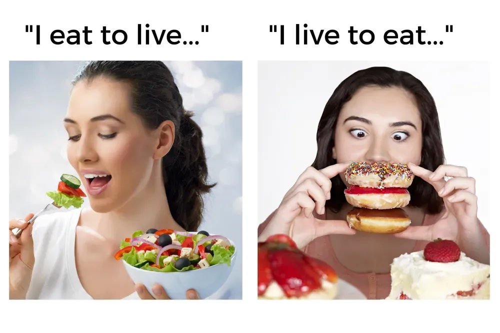 Eat to Live or Live to Eat?