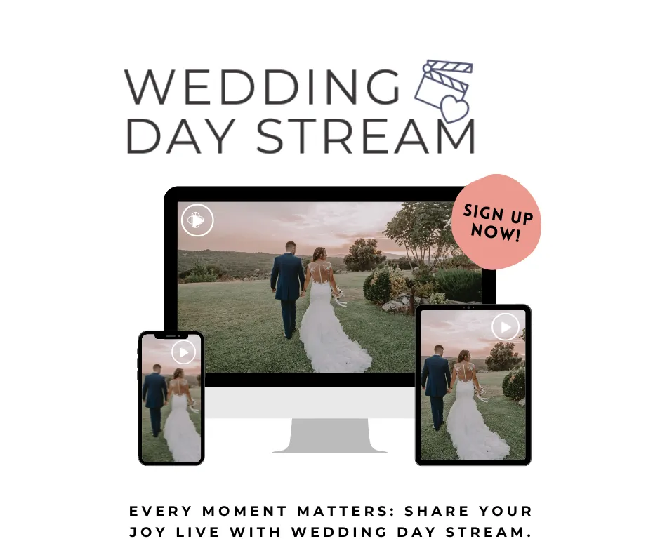 wedding live stream service package