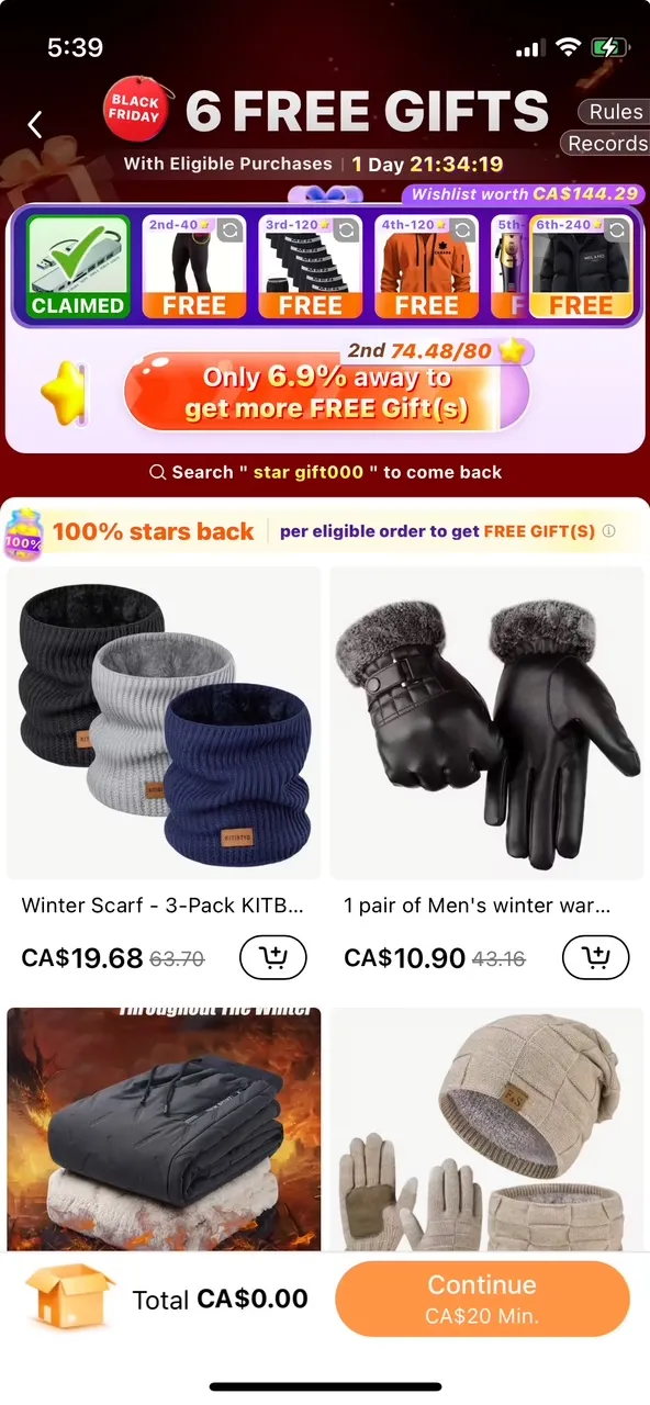 Temu offers items for free but then dangles you along with multiple orders