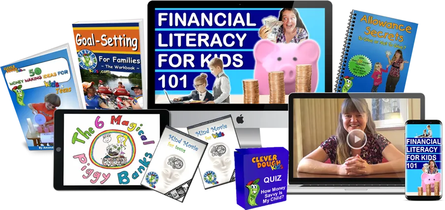 financial literacy for kids 101 course and 7 gifts