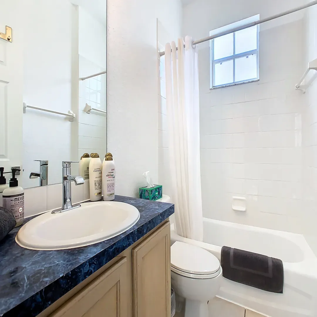 Bathroom #2 with Bathtub & Shower Combo