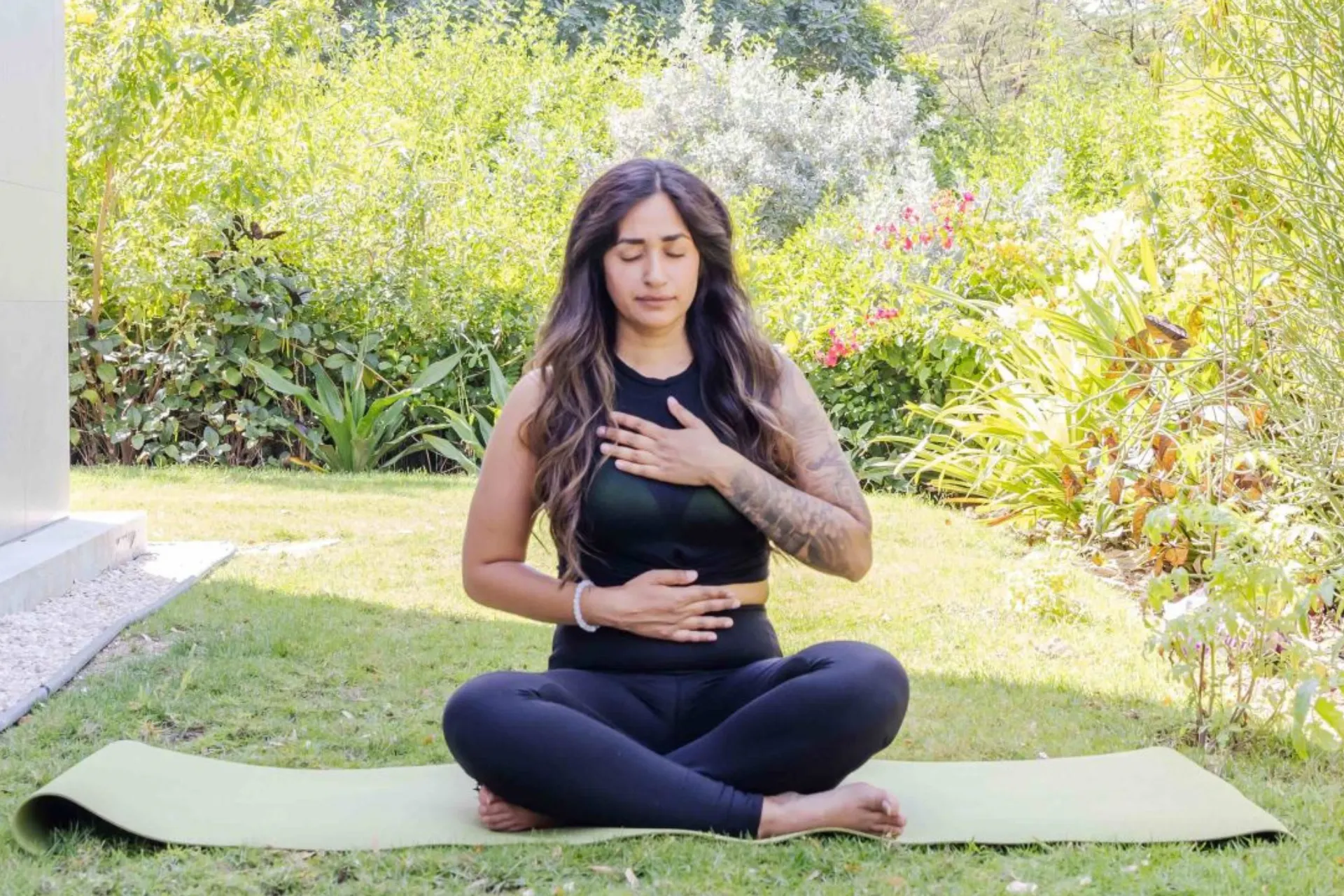 Guided breathwork and meditation session for stress relief and mental clarity