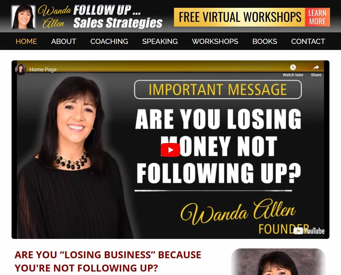 Wanda Allen, Follow-Up Sales Strat