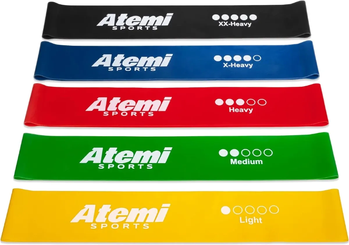 Set de mini bandas de latex en loop Atemi Sports