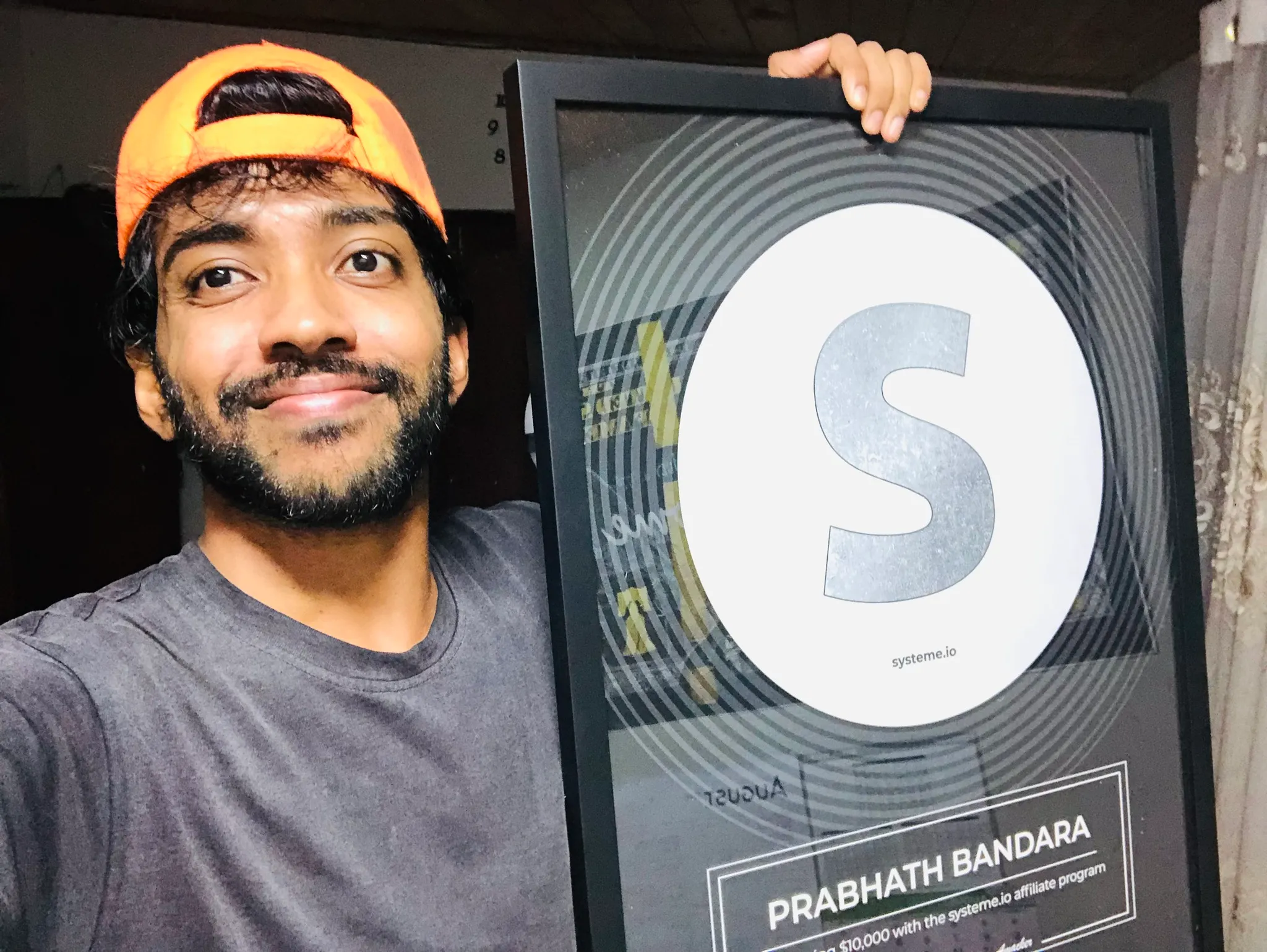 Prabhath 6 Figure Systeme.io user