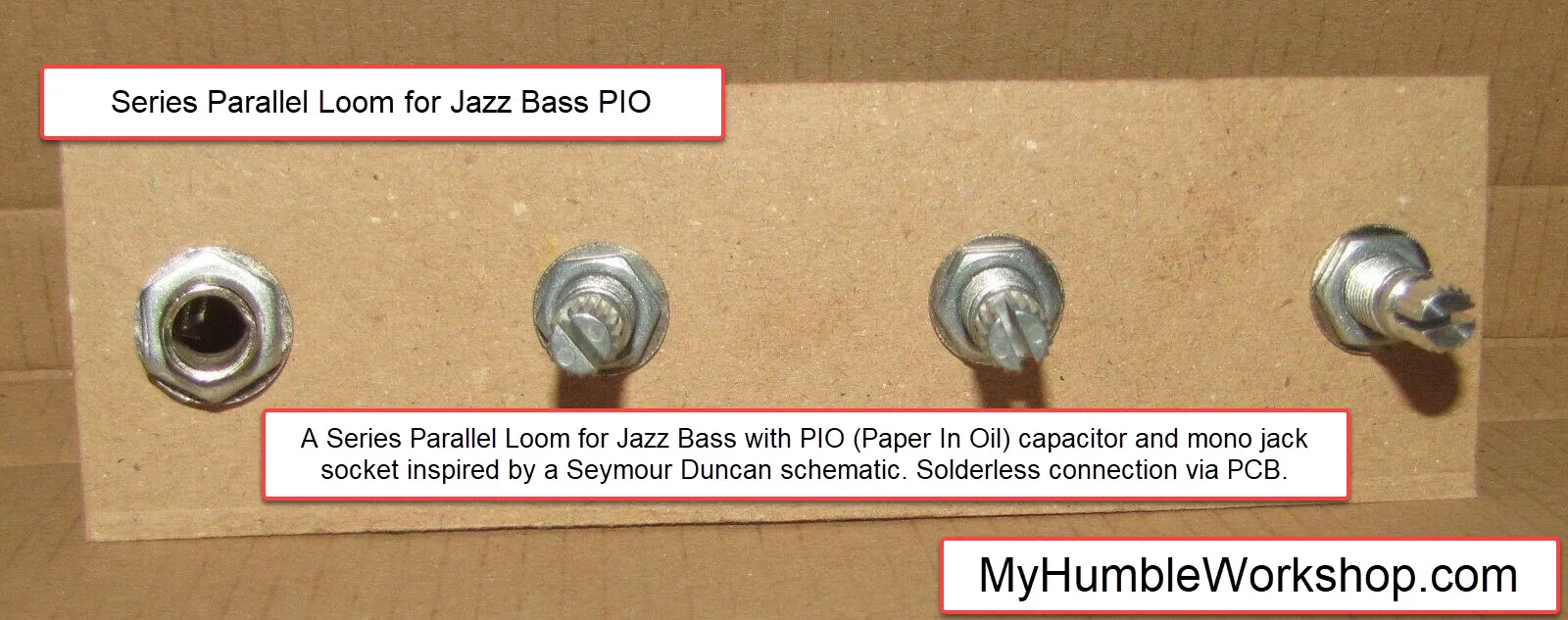 Series Parallel Loom for Jazz bass PIO
