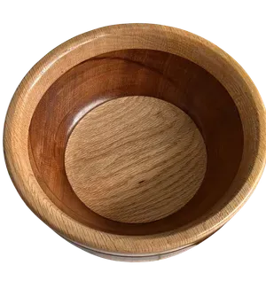 Two Tone Wooden Bowl