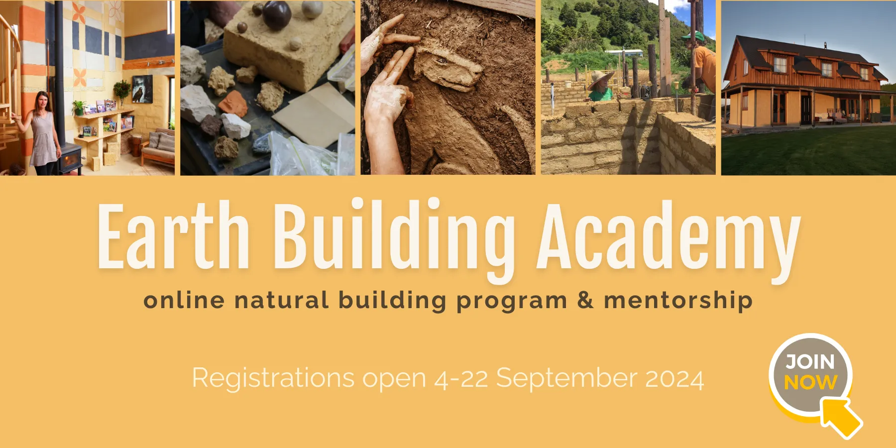 Earth Building Academy online natural building course