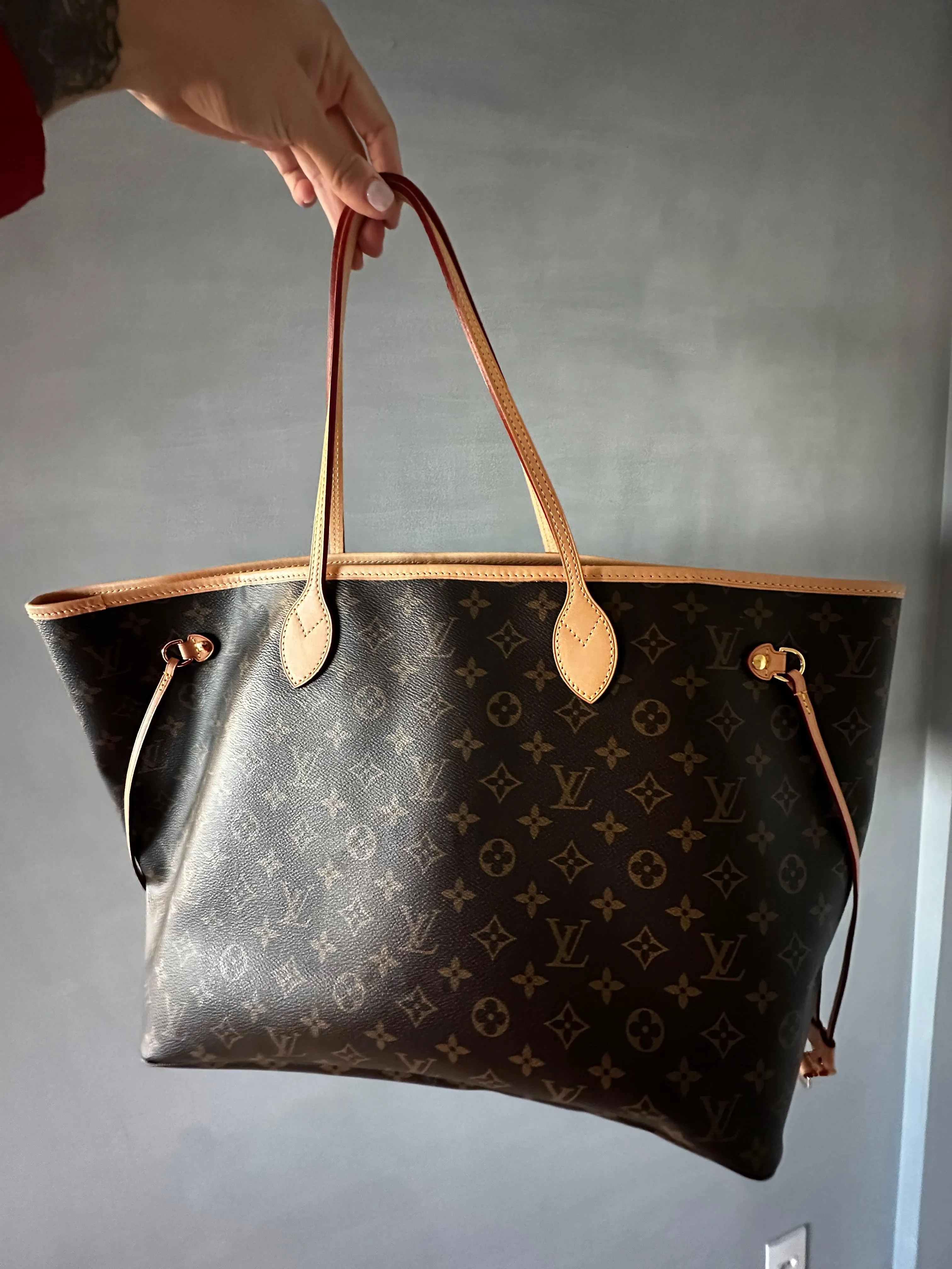 bolsa tote neverfull mm louis vuitton 