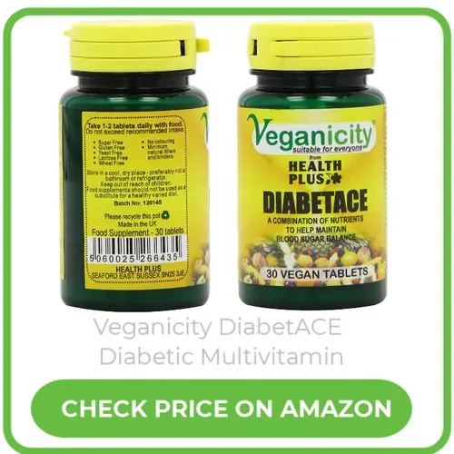 Veganicity DiabetACE Diabetic Multivitamins