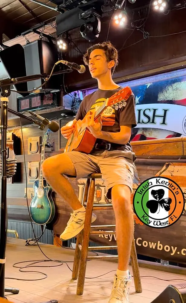 Sean Performing at Irish Kevin's Key West