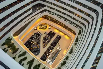 Hilton Amsterdam Airport Schiphol Atrium