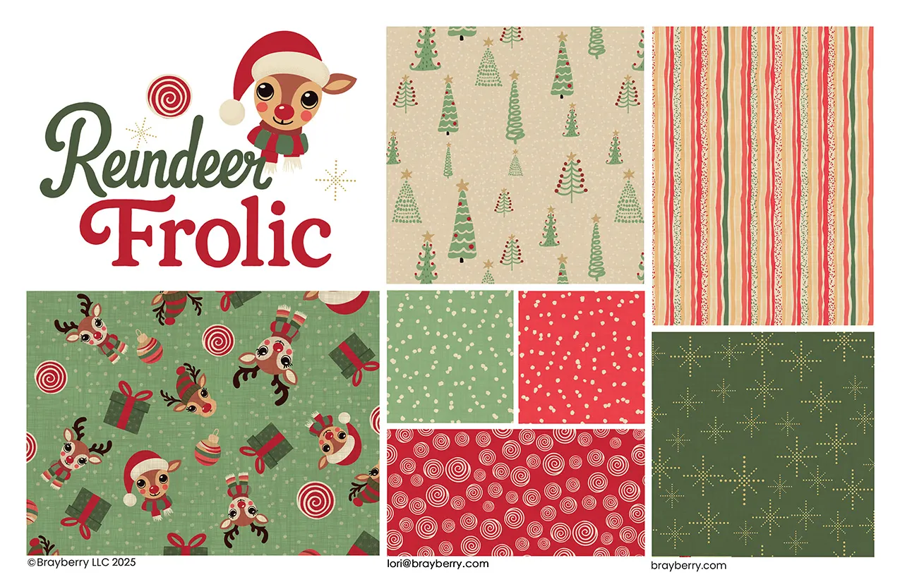 Reindeer Frolic collection by Brayberry