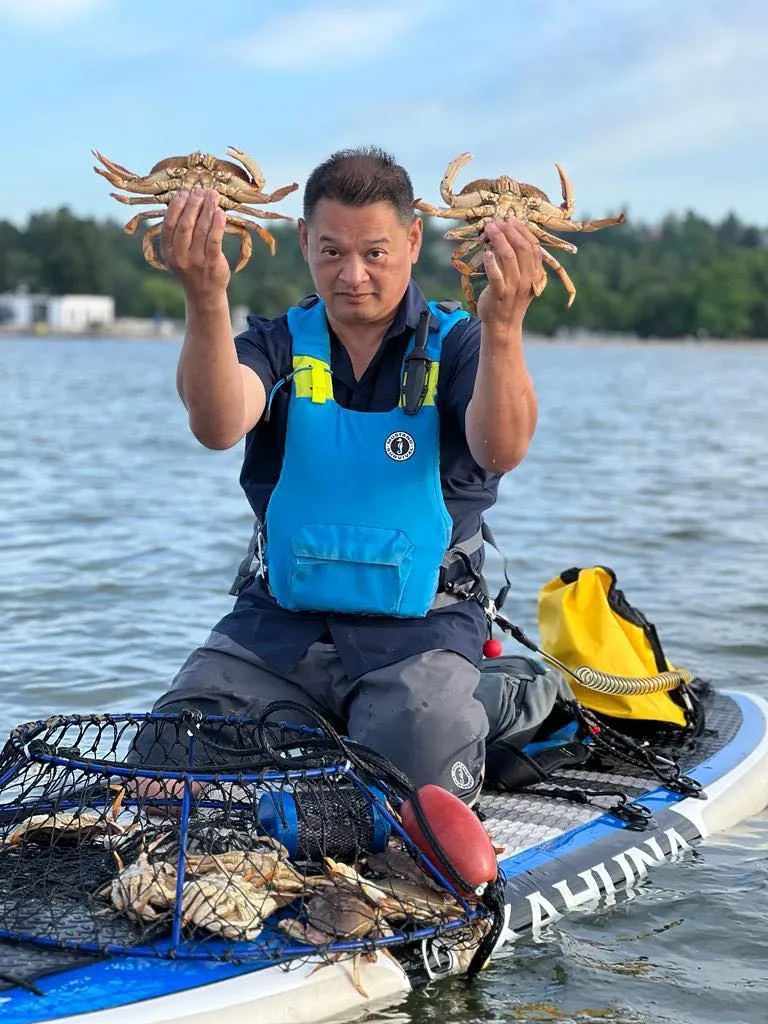 SUP Crabbing Clinic, Vancouver and Lower Mainland BC