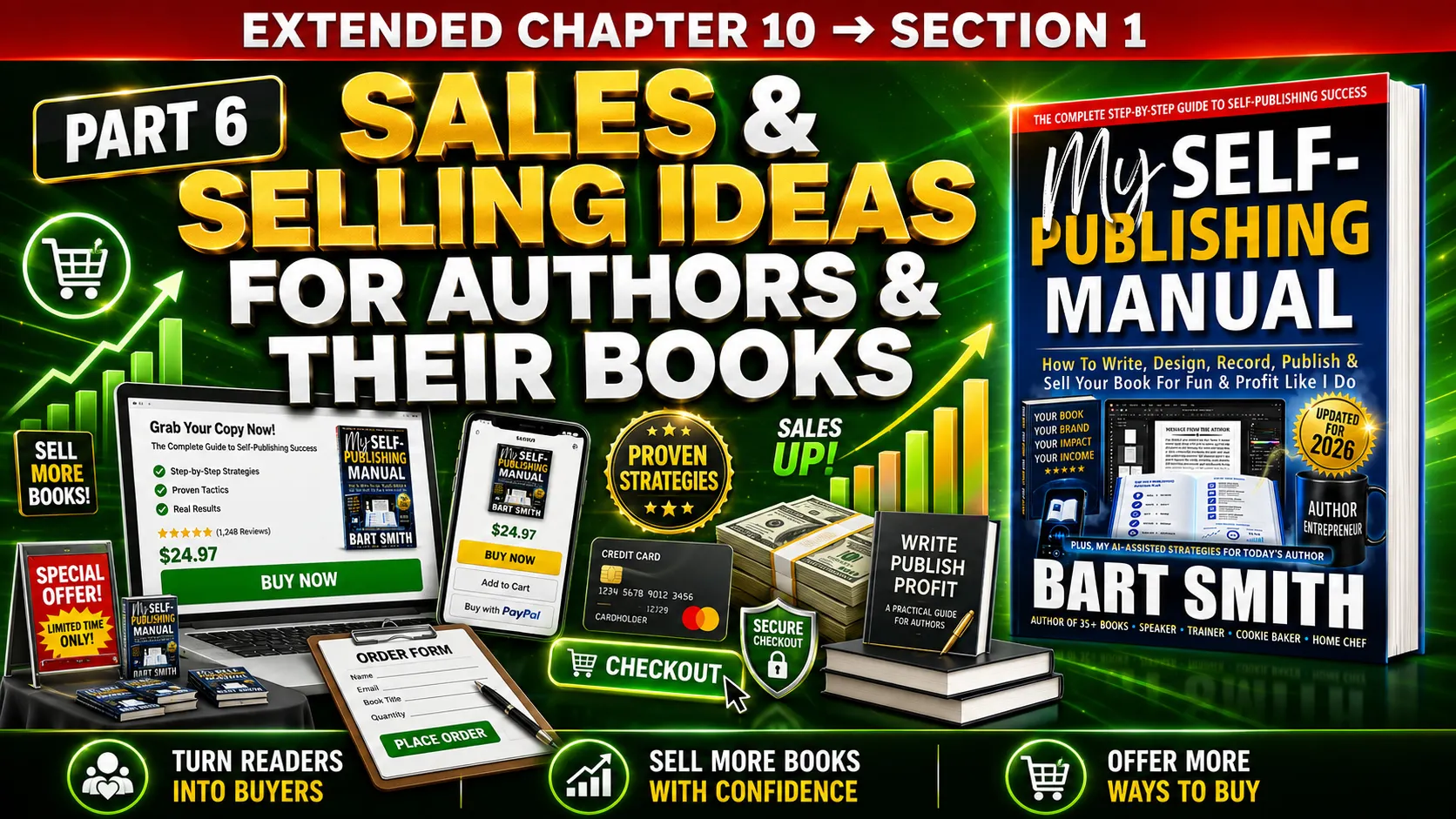 PART 6 → Sales & Selling Ideas For Authors & Their Books