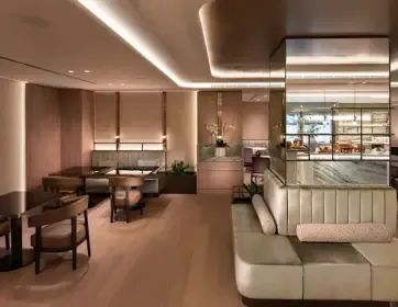 Hilton Sydney Executive Lounge seating