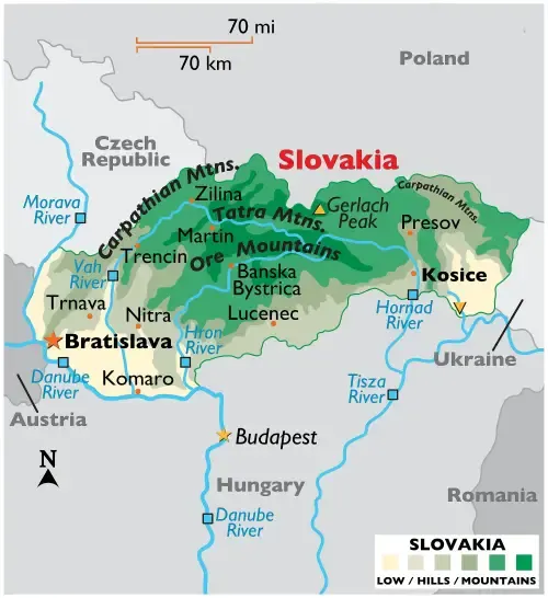 Slovakia Map