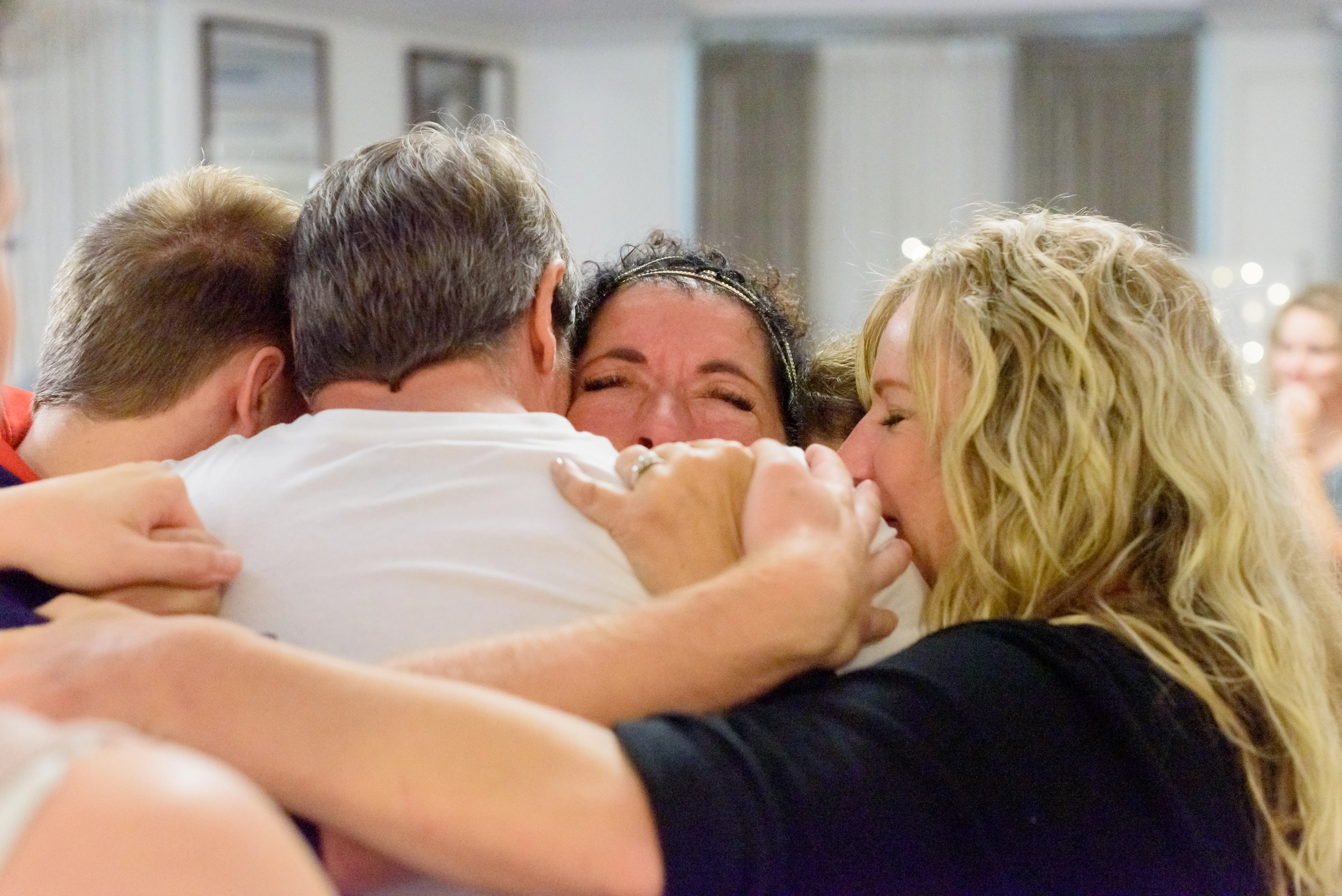 people hugging
