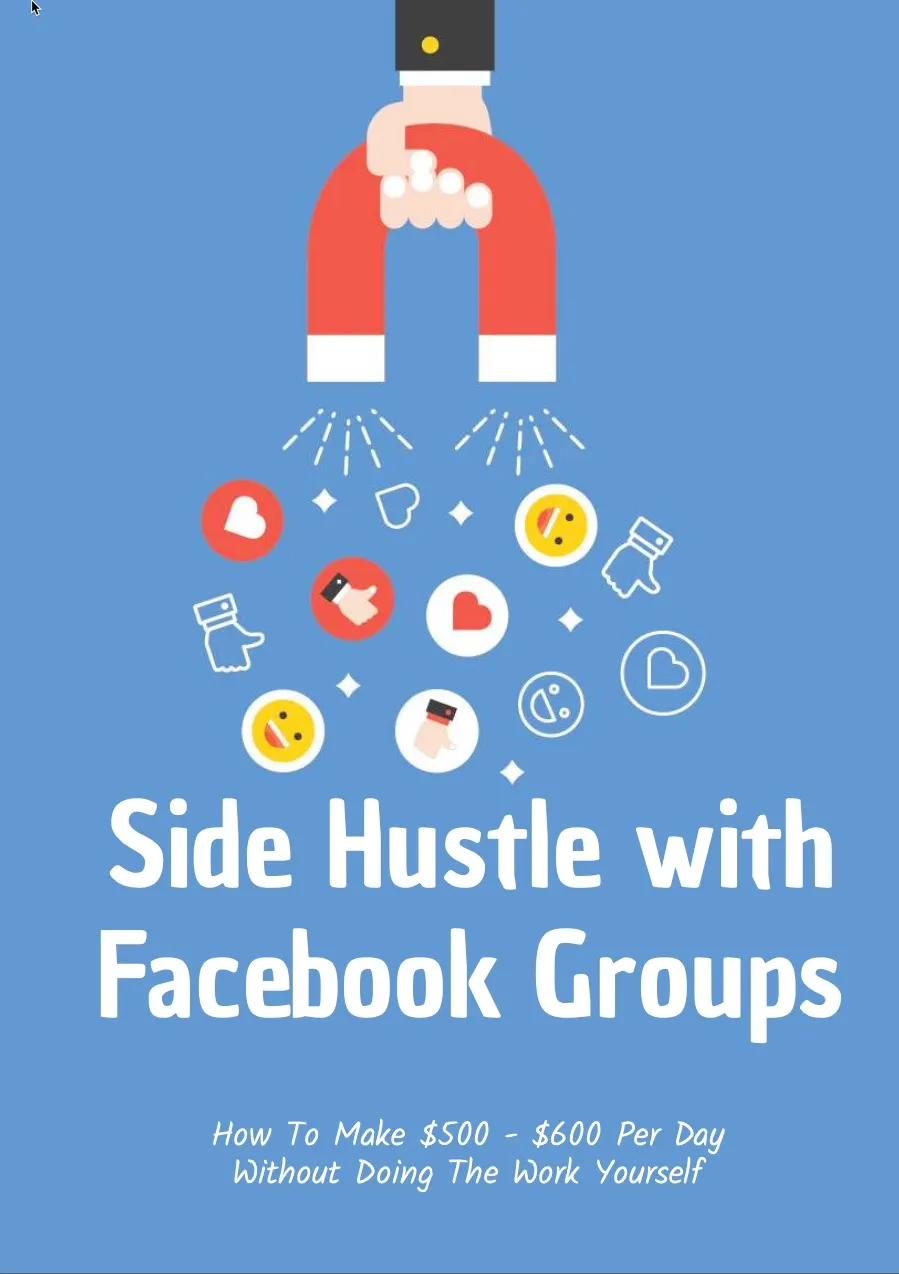 side hustle with facebook groups
