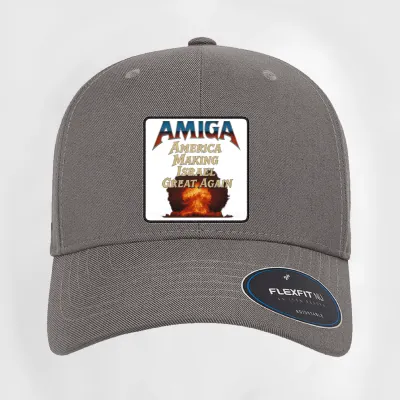 AMIGA curved patch hat