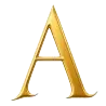 Gold capital letter A representing Establish the Record in The Notice Club PAPER Blueprint.